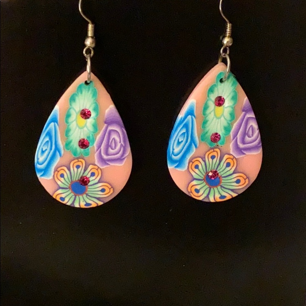 Tear drop earrings